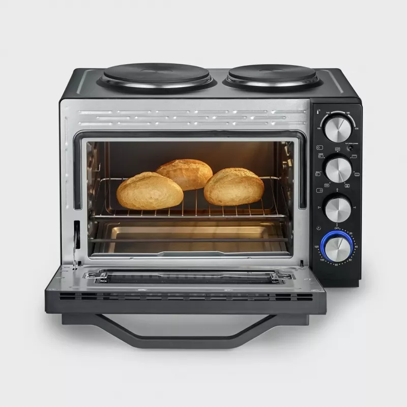 Severin TO 2073 XXL toaster oven 60 L 2200 W Black Grill