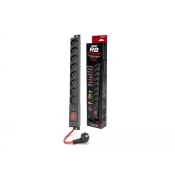 ACAR S8 Black 8 AC outlet(s) 230 V 10m