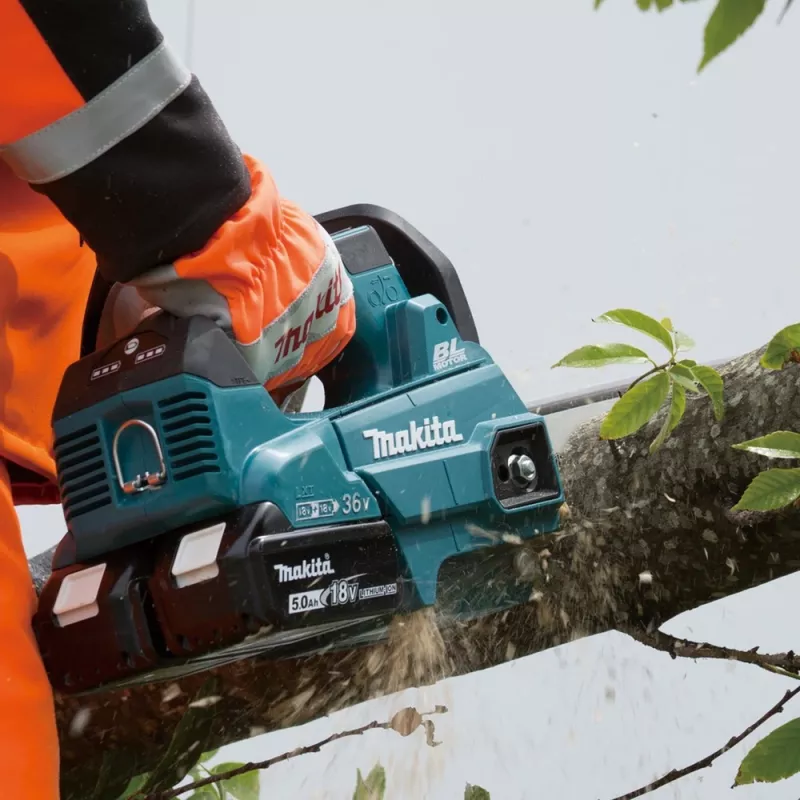 Top Handle Battery-Chainsaw DUC256Z, 36Volt (2x18V) Blue/black, without Battery and Charger