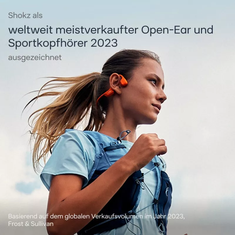 SHOKZ OpenRun Pro 2 Mini Headset Wireless Ear-hook Sports Bluetooth Orange