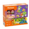 Toy construction blocks Marioinex Blocks Waffle mini Garbage truck 14 pcs 903131