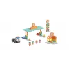 Toy building set Marioinex Mini Waffle Blocks Gas Station, 148 pieces, multicolour, ages 6+