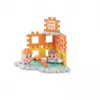 Toy building set Marioinex Mini Waffle Blocks Gas Station, 148 pieces, multicolour, ages 6+