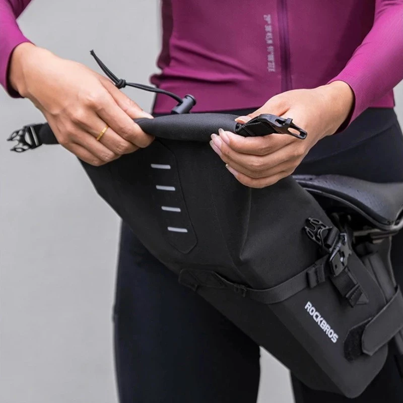 Rockbros 30130061001 3 L black waterproof bicycle saddle bag