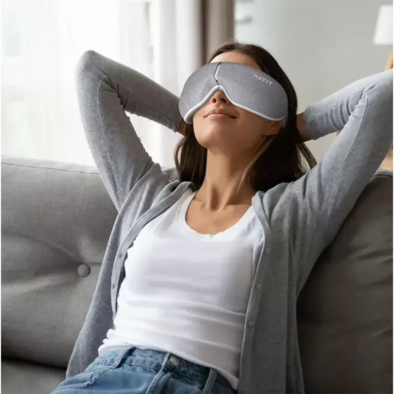 Havit EM1601 eye massager grey Compression massage Battery powered