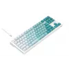 Havit KB901L gaming keyboard white and green USB wired RGB LED