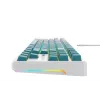 Havit KB901L gaming keyboard white and green USB wired RGB LED