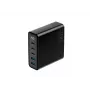 HAVIT Travel Charger UCLE004 EU 140W Five-Port GaN Black