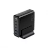 HAVIT Travel Charger UCLE004 EU 140W Five-Port GaN Black