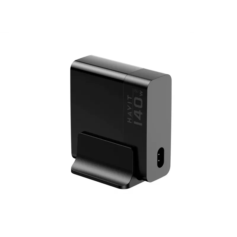 HAVIT Travel Charger UCLE004 EU 140W Five-Port GaN Black