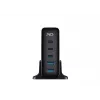 HAVIT Travel Charger UCLE004 EU 140W Five-Port GaN Black
