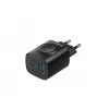 Havit UC132 EU GaN 22W dual-port charger wireless charging black
