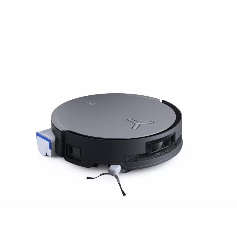 Robot vacuum Ecovacs Deebot X8 Omni — black, 5200 mAh battery, 128 min runtime, dust bag 0.22 L, wet mopping, auto base station