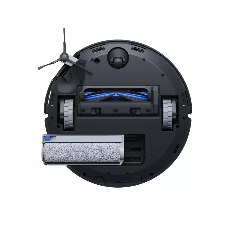 Robot vacuum Ecovacs Deebot X8 Omni — black, 5200 mAh battery, 128 min runtime, dust bag 0.22 L, wet mopping, auto base station