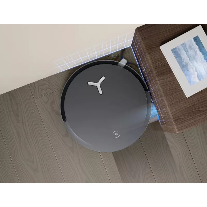 Robot vacuum Ecovacs Deebot X8 Omni — black, 5200 mAh battery, 128 min runtime, dust bag 0.22 L, wet mopping, auto base station