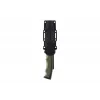 Multi-tool knife 101 INC Bushawk 9244 — stainless steel 3Cr13 blade 110 mm, green plastic handle, non-slip surface, sheath included
