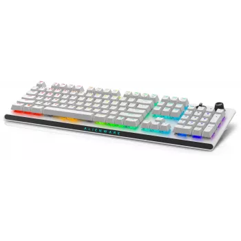 Dell | Alienware Tri-Mode AW920K | Wireless Gaming Keyboard | Wireless | RGB LED light | US | Bluetooth | Lunar Light | Numeric keypad | CHERRY MX Red | Wireless connection