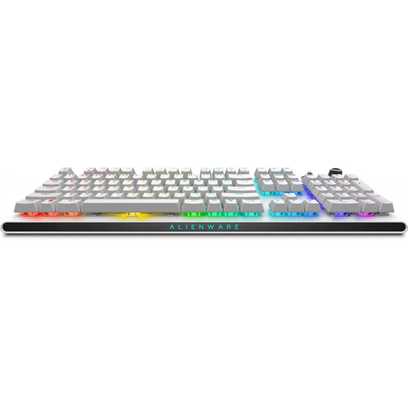 Dell | Alienware Tri-Mode AW920K | Wireless Gaming Keyboard | Wireless | RGB LED light | US | Bluetooth | Lunar Light | Numeric keypad | CHERRY MX Red | Wireless connection