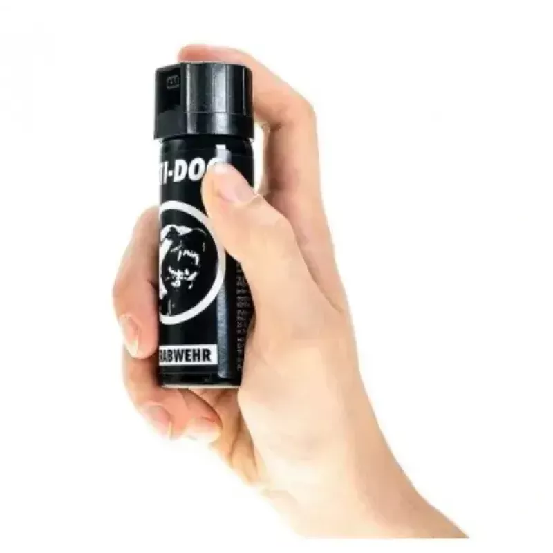 Pepper spray TW 1000 Anti-dog PEPPER-FOG 63 ml cone — 63 ml, 2,000,000 SHU, max range 3 m, black
