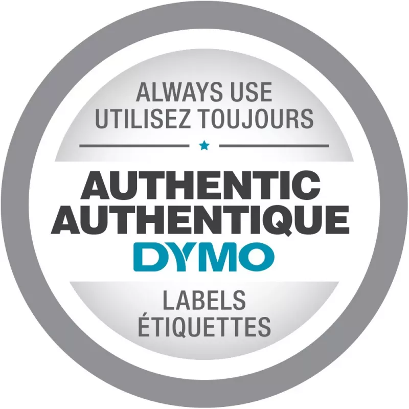 DYMO D1 Durable - Black on White - 12mm