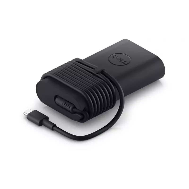 Power adapter Dell TH5RJ 100W for laptops, 100–240V input, 1 m cable, 0.33 kg, black