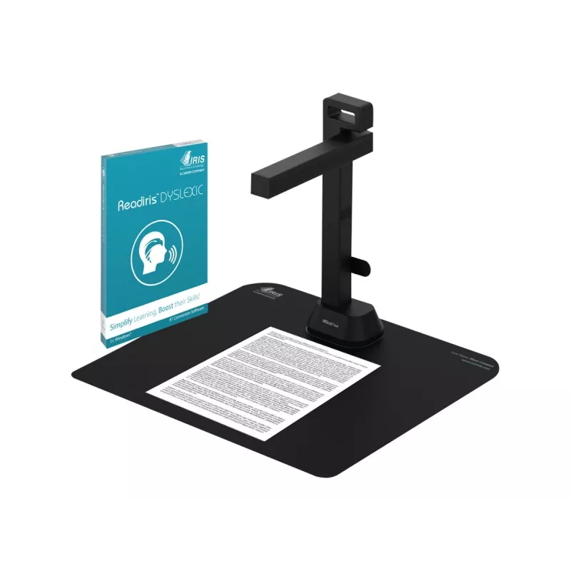 A3 document scanner I.R.I.S. 462992 — 32 MP CMOS, max scan 420×297 mm, 4608×3456 px, USB, black, 1.15 kg