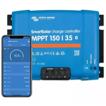 MPPT Solar Charge Controller Victron Energy SmartSolar 150/35 — 150V input, 35A output