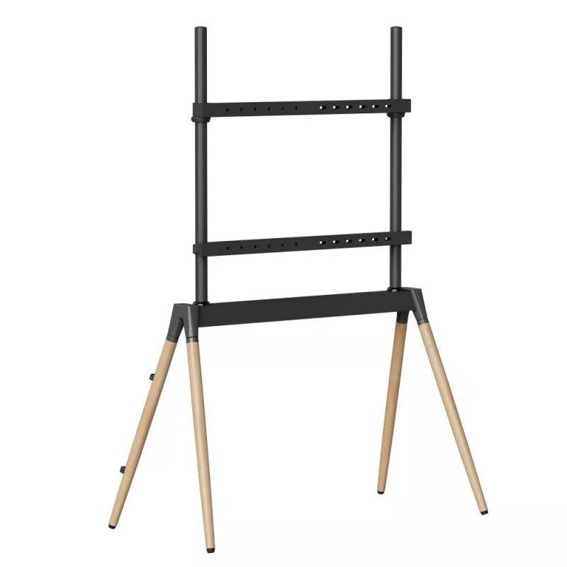 TV Set Accessory Floor Stand 55-86/BLK/WOOD TVS-86F-01-BK Gembird