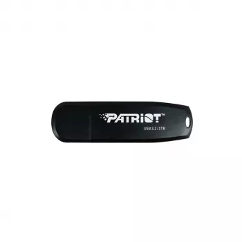 USB flash drive PATRIOT PSF1TBXRB3U 1 TB, USB 3.2 Gen 1 Type-A, read 80 MB/s, pocket plastic housing, key ring, black