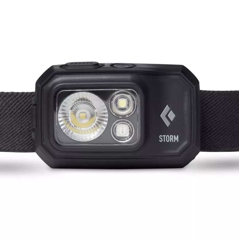 Black Diamond Storm 450 Black, Red Headband flashlight