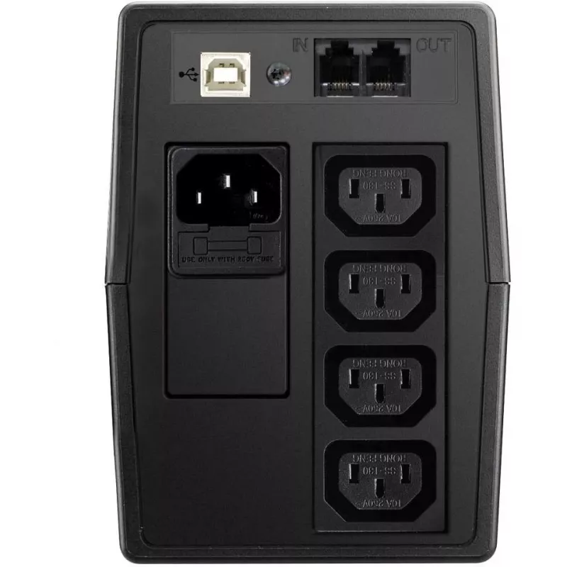 ALLNET ALL90600T Uninterruptible Power Supply (UPS) 600 VA 4 AC-Outputs Line-Interactive