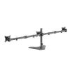 LOGILINK BP0174 Triple monitor mount 17-27inch arm length each 658 mm with smartphone holder aluminum