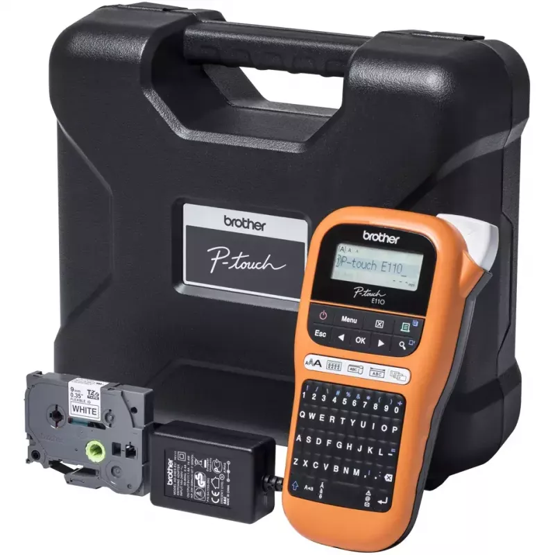 Label printer Brother PT-E110VP Direct thermal Colour 180 x 180 DPI 20 mm/sec TZe QWERTY