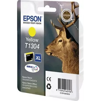 Epson Ink 1LB T1304 ink cartridge yellow extra high capacity 10.1ml 1-pack blister without alarm - DURABrite Ultra Ink