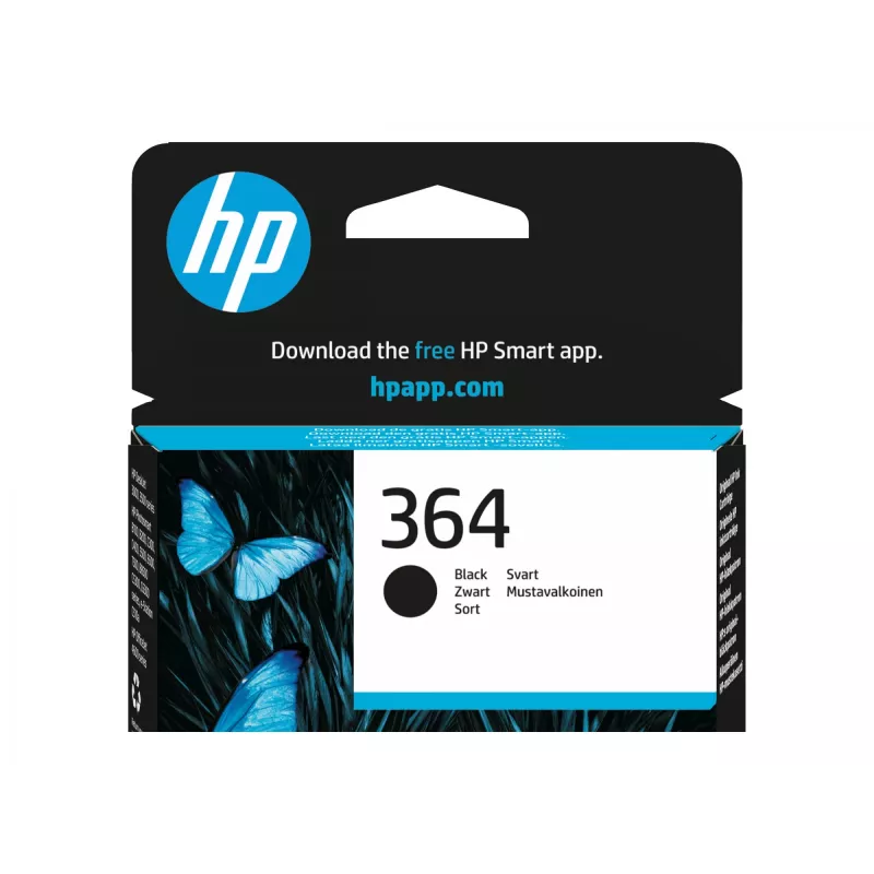 HP 364 ink black Vivera blister Photosmart C5380 C6380 D5460 B8550