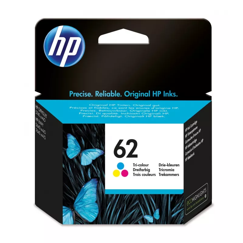 HP 62 Tri-color Ink Cartridge Blister
