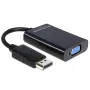 Delock Adapter Displayport male > VGA 15 pin female - DisplayPort-Adapter - DisplayPort (M)