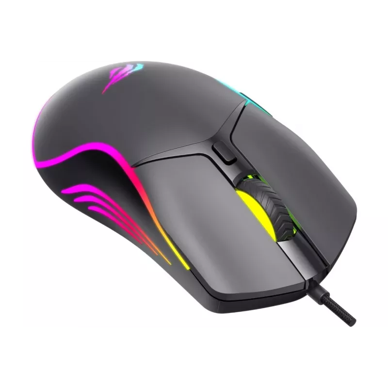 Havit MS1038 gaming mouse black Ambidextrous USB 8000 DPI 7 buttons