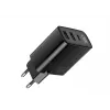 Charger HAVIT UCLE001 EU GaN three-port 30 W black — compact USB charger with 3 ports