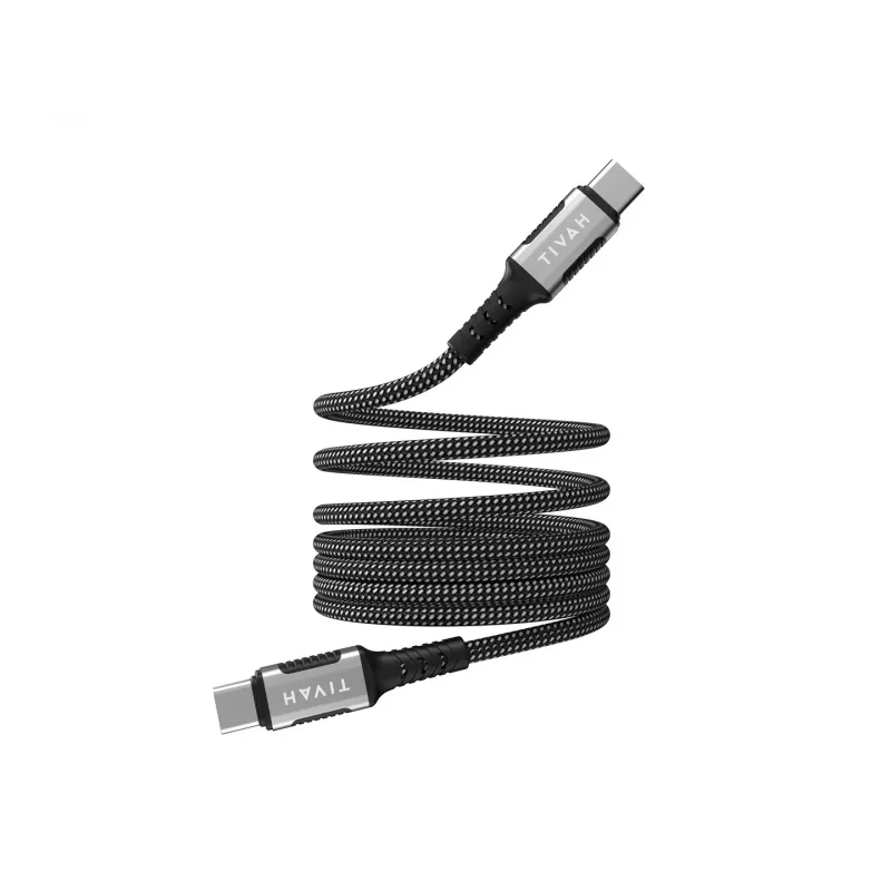 Havit CB6297 Magnetic Cable USB Type C to USB Type C 1m Black