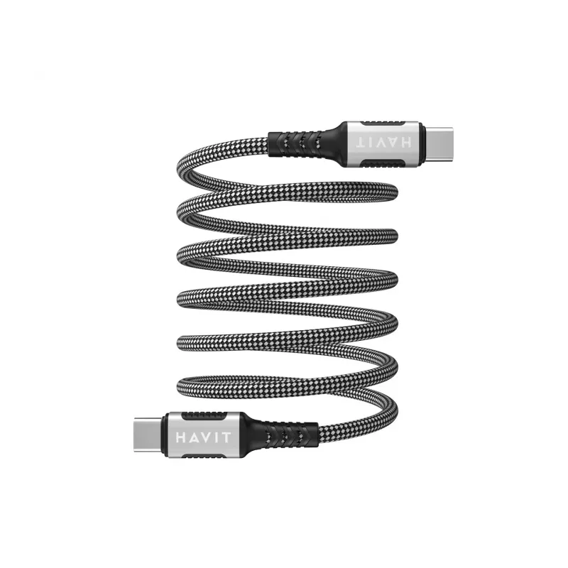 Havit CB6297 Magnetic Cable USB Type C to USB Type C 1m Black