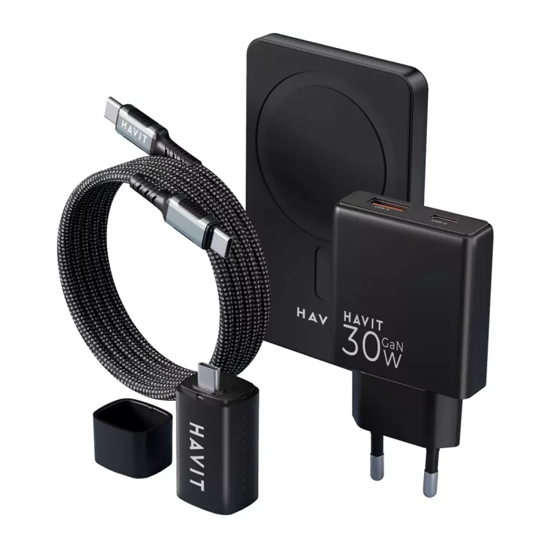 HAVIT Charging Kit 2024 Gift Kit EU – multi-item charging set for portable devices