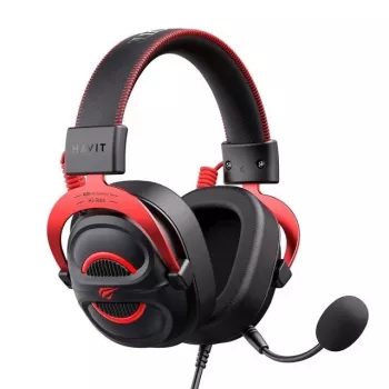 Headset Havit H2002E Pro Wired Gaming Black Red