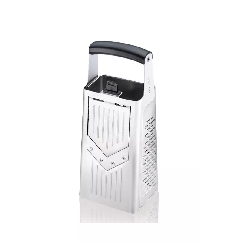Box grater GEFU 10761 Black Silver Stainless Steel