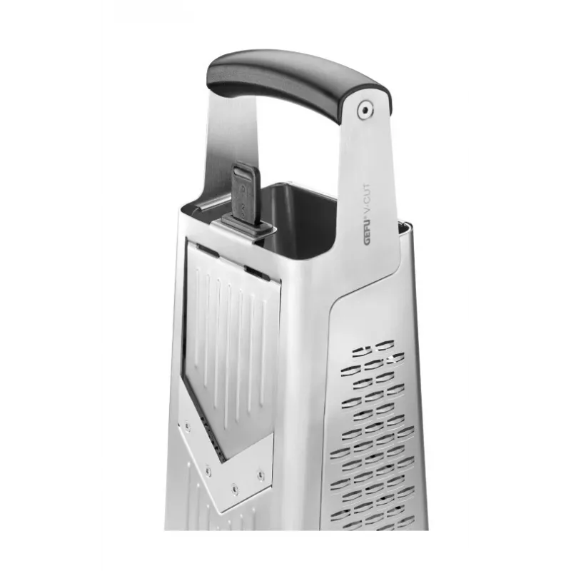Box grater GEFU 10761 Black Silver Stainless Steel