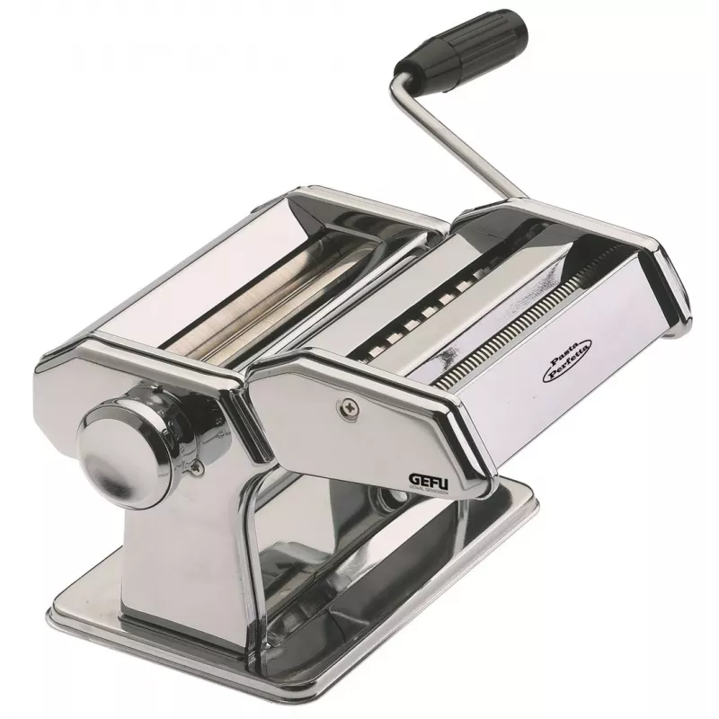 Manual pasta machine GEFU PASTA PERFETTA Stainless steel for Lasagne Tagliatelle Taglierini
