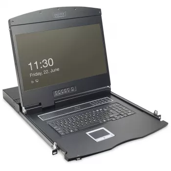Modular console Digitus DS-72211 with 19 inch TFT & touchpad