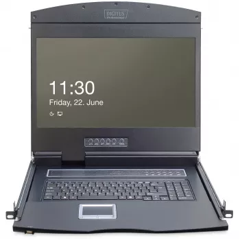 Modular console Digitus DS-72211 with 19 inch TFT & touchpad