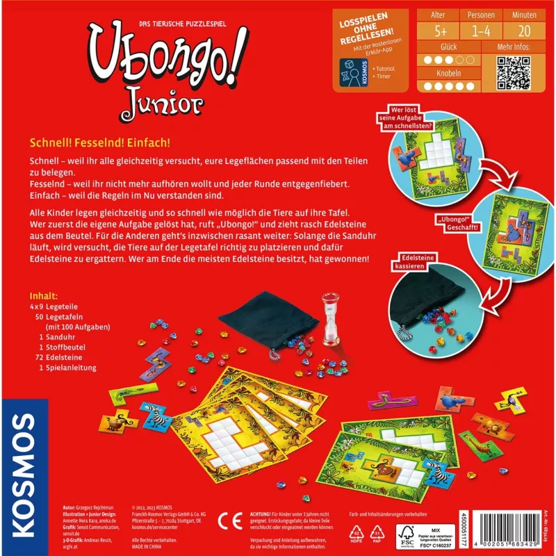 Ubongo Junior, Board Game