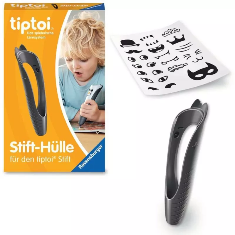 tiptoi pin-Case for swapping in black, Protective Case black